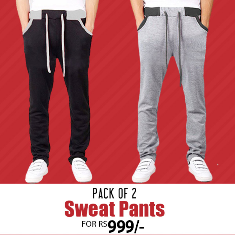 Men's Clothing : Pack of 2 Sweat Pants